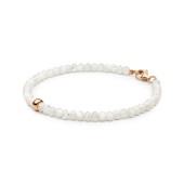 Bratara din mother of pearl si argint placat cu aur roz DiAmanti 252-13B-G